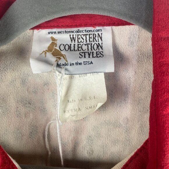 Western Collection Styles Rhinestone Horse Show Shirt XS New With Tag - Picture 4 of 10